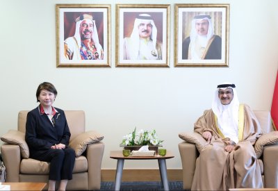 وزير التنمية الاجتماعية يستقبل سفيرة اليابان لدى المملكة