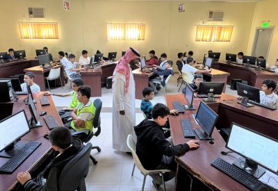 تميز المختبرات الافتراضية للرياضيات في ابتدائية مالك بن أنس