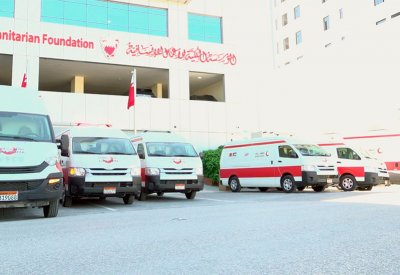 كاف الإنسانية تتبرع بعدد 6 سيارات إسعاف لصالح الأشقاء الفلسطينين في غزة