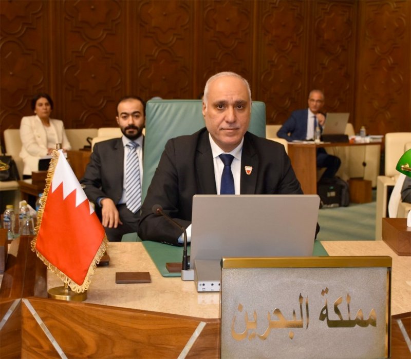 مملكة البحرين تشارك في اجتماع مجلس الجامعة على مستوى المندوبين في دورته غير العادية بشأن استمرار العدوان الإسرائيلي على قطاع غزة