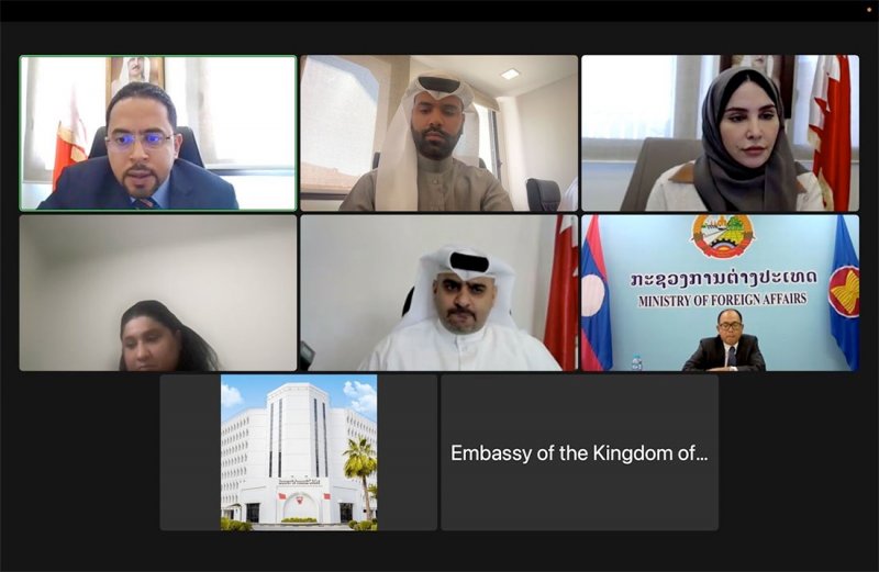 مسؤولون من وزارة الخارجية يجتمعون مع المدير العام لإدارة الآسيان بوزارة خارجية جمهورية لاوس الديمقراطية الشعبية