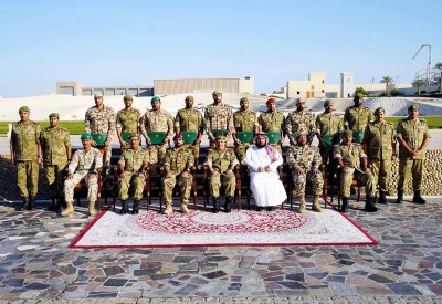 مدير أركان الحرس الوطني يرعى حفل تخريج إحدى دورات الاختصاص للضباط