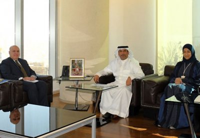 وزير النفط والبيئة يستقبل الممثل المقيم لبرنامج الأمم المتحدة الإنمائي بالإنابة
