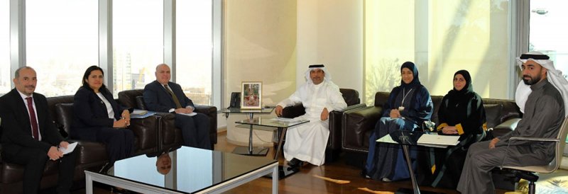 وزير النفط والبيئة يستقبل الممثل المقيم لبرنامج الأمم المتحدة الإنمائي بالإنابة