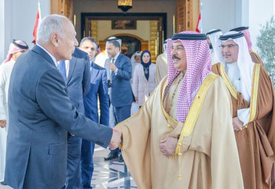 جلالة الملك المعظم يستقبل الأمين العام لجامعة الدول العربية‬‬