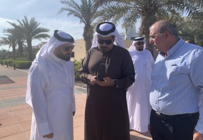 السيد والقلاف يتابعان تطوير حديقة المحرق الكبرى