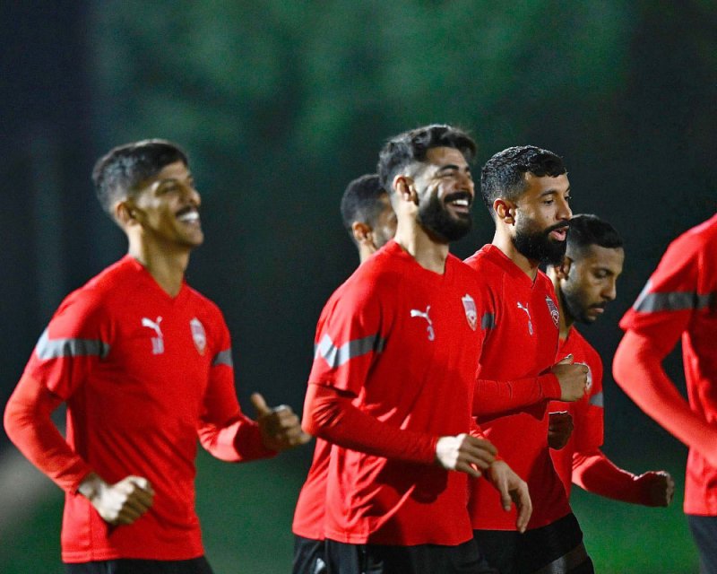 “الأحمر الكروي” يستأنف تدريباته استعدادا لمواجهة اليابان