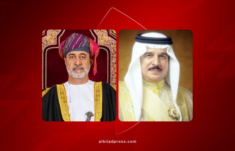 جلالة الملك المعظم يتلقى برقية شكر جوابية من سلطان عمان