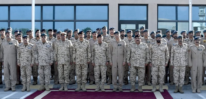 رئيس هيئة الأركان يحضر بدء التمرين الجوي المشترك "جند السماء/1"