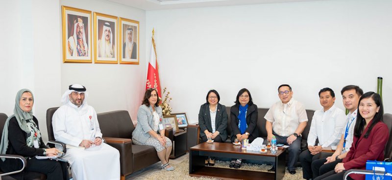 الرئيس التنفيذي للمستشفيات الحكومية تستقبل سفيرة جمهورية الفلبين لدى مملكة البحرين