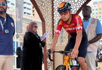 منتخبنا للدراجات للشباب ينهي المرحلة الأولى من طواف الشارقة ثالثا