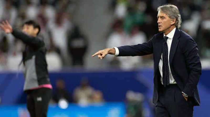 مانشيني: الجمهور عامل الحسم أمام كوريا الجنوبية