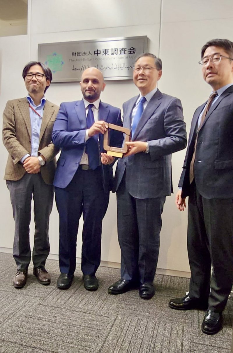 مدير إدارة الدراسات والبحوث في مركز "دراسات" يختتم زيارته لعددٍ من مراكز الفكر والهيئات في اليابان