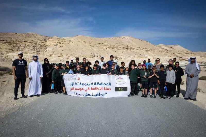المحافظة الجنوبية تواصل حملة تنظيف البر بالتعاون مع البلدية