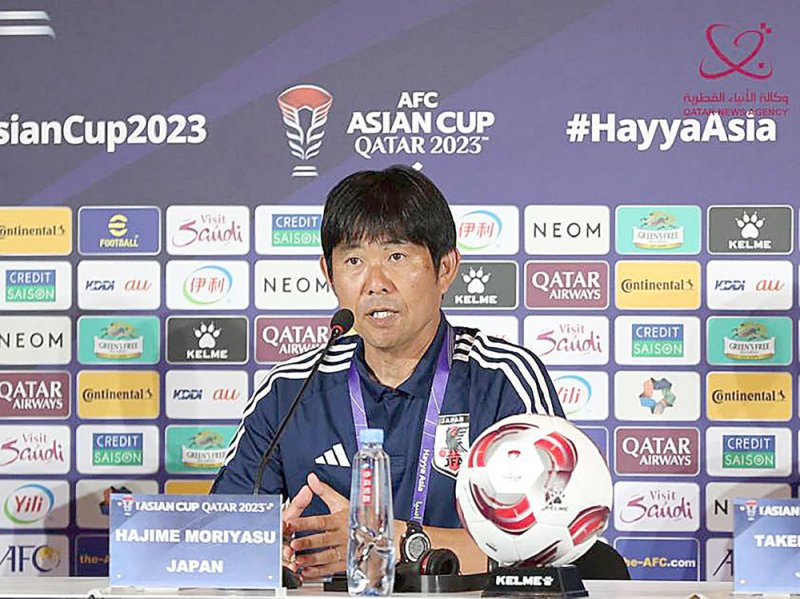 مدرب المنتخب الياباني يؤكد تحقيق الهدف بتجاوز البحرين