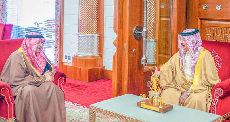جلالة الملك المعظم يستقبل الأمين العام لمجلس التعاون لدول الخليج العربية