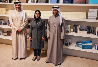 سفيرة المملكة لدى جمهورية مصر العربية تزور جناح البحرين بمعرض القاهرة الدولي للكتاب