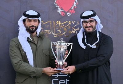 سمو الشيخ عيسى بن سلمان بن حمد يتوج الفائزين بكؤوس سمو ولي العهد