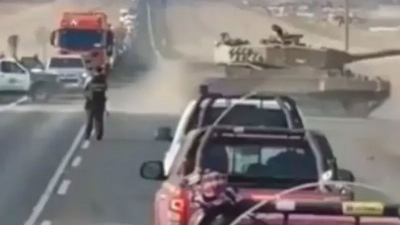انتشار دبابات في تكساس