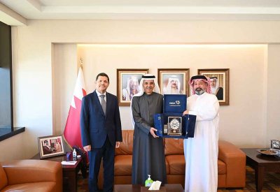 رئيس "ديوان الرقابة" يستقبل رئيس مجلس الإدارة والرئيس التنفيذي لبنك البحرين والكويت