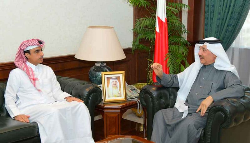 وزير العمل يلتقي المدير العام للمكتب التنفيذي لوزراء العمل والشؤون الاجتماعية الخليجي