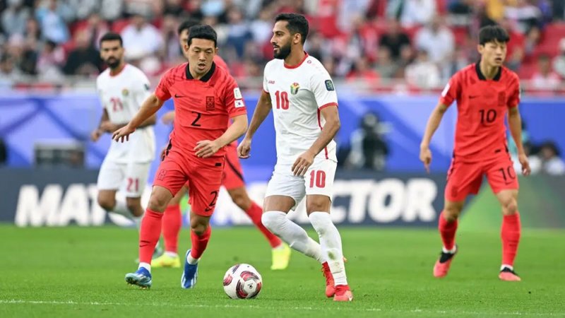 المواجهة الثالثة بين الأردن وكوريا في كأس آسيا