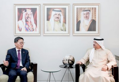 رئيس هيئة البحرين للثقافة والآثار يستقبل سفير جمهورية كوريا لدى مملكة البحرين