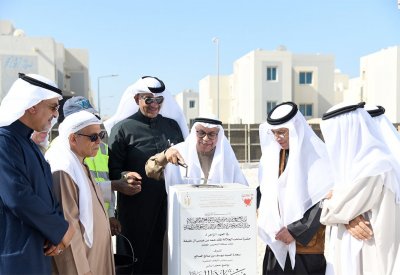 الصالح: وضع حجر الأساس لمسجد الإمام الرضا في مدينة سلمان