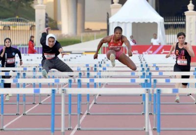 سيدات البحرين يتصدرن اليوم الأول في ألعاب القوى بدورة الألعاب للأندية العربية للسيدات