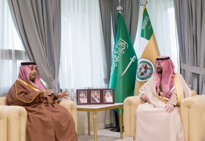 سمو وزير الحرس الوطني بالمملكة العربية السعودية يستقبل سفير مملكة البحرين في الرياض