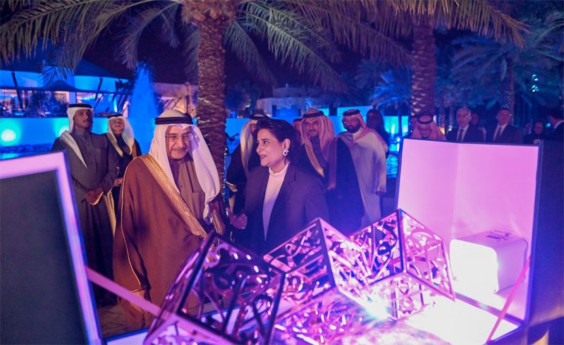 معالي الشيخ خالد بن عبد الله يشهد إطلاق مؤسسة "نواة" التابعة لـ "جي اف إتش المالية" ومشروعها "نَفَس"