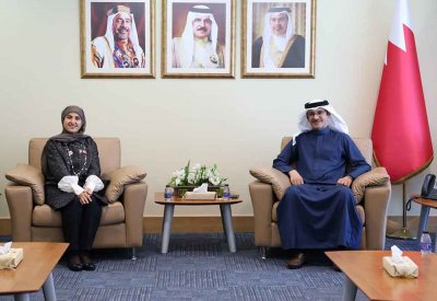 وزير التنمية الاجتماعية يستقبل رئيسة المشروع الوطني التنموي "أتمنى" بدولة الكويت الشقيقة