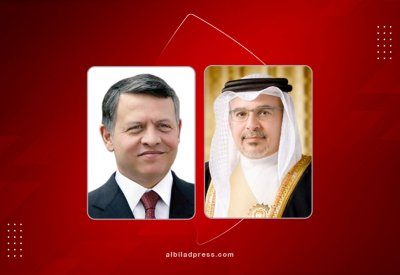 سمو ولي العهد رئيس مجلس الوزراء يعزي العاهل الأردني في وفاة والد الأميرة رجوة الحسين