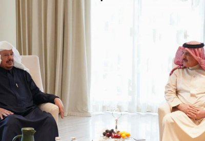رئيس مجلس النواب يلتقي رئيس مجلس الشورى السعودي ويؤكدان الدعم البرلماني المشترك