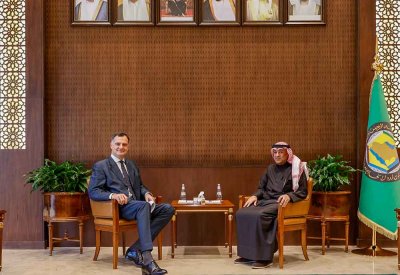 الأمين العام لمجلس التعاون يستقبل سفير الاتحاد الأوروبي لدى المملكة العربية السعودية