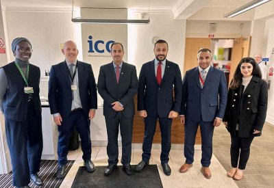 وزير العدل والشؤون الإسلامية والأوقاف يطلع على تجربة مدينة مانشستر في مجال حماية البيانات الشخصية 