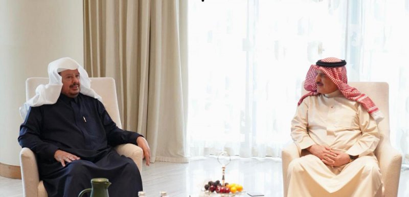 رئيس مجلس النواب يلتقي رئيس مجلس الشورى السعودي ويؤكدان الدعم البرلماني المشترك