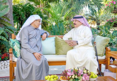 جلالة الملك المعظم يستقبل رئيس مجلس إدارة مجموعة شركات إيجل هيلز العقارية