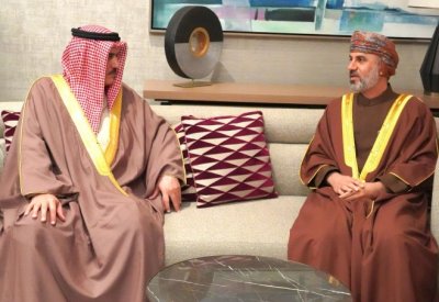 رئيس مجلس النواب يلتقي برئيس مجلس الشورى العماني
