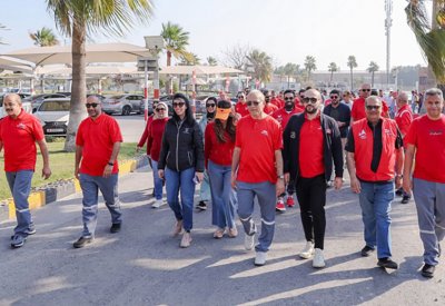 "البا" تنظم فعالية للمشي بمناسبة يوم البحرين الرياضي