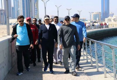 شئون الجنسية والجوازات والإقامة تشارك في فعاليات يوم البحرين الرياضي