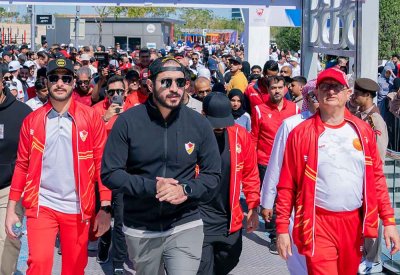 بالصور: خالد بن حمد يشهد الفعالية الرئيسية ليوم البحرين الرياضي
