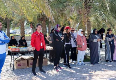 الهيئة الوطنية لتنظيم المهن والخدمات الصحية تنظم فعاليات متنوعة بمناسبة اليوم الرياضي