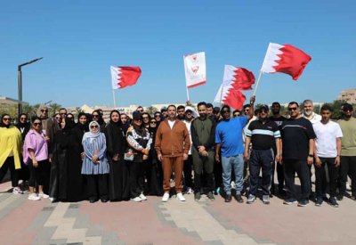 المجلس الأعلى للبيئة ينظم ماراثون المشي في متنزه ومحمية دوحة عراد بمناسبة اليوم الرياضي
