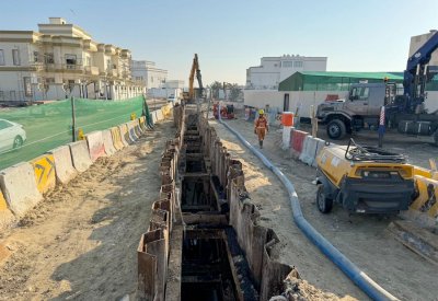 وكيل وزارة الأشغال: البدء بمشروع تطوير البنية التحتية في مجمع 1056 بالزلاق