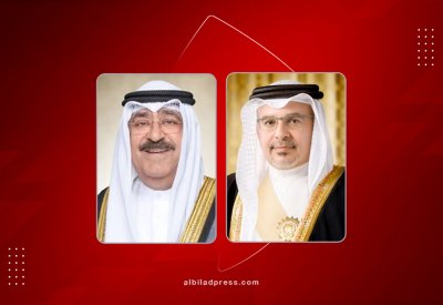 سمو ولي العهد رئيس مجلس الوزراء يهنئ أمير دولة الكويت بذكرى العيد الوطني ويوم التحرير