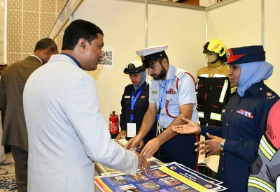 الدفاع المدني يشارك في المؤتمر والمعرض الوطني الخامس للسلامة والصحة المهنية