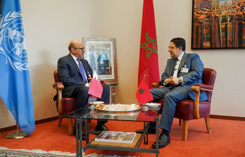 وزير الخارجية يجتمع مع وزير الشؤون الخارجية والتعاون الإفريقي والمغاربة المقيمين بالخارج بالمملكة المغربية