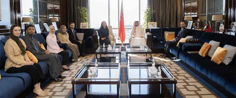 الأمين العام للمجلس الأعلى للشباب والرياضة يستقبل رئيس وأعضاء مراكز جلوبال شيبرز في الشرق الأوسط والخليج العربي