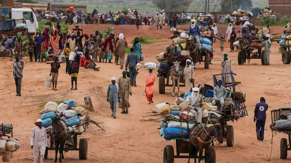 نزوح المدنيين بسبب القتال في السودان (أرشيفية)